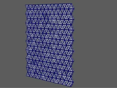Deko Wall Triangel Tiles 3D model