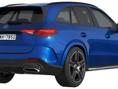 Mercedes-Benz GLC AMG-Line 2023 3D model