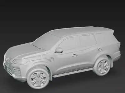 Advanced Nissan Terra 3D Printable Model 3D print model