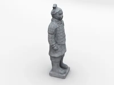 Terracotta Warrior Statue 3D model