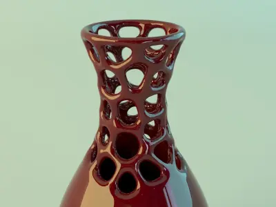 Voronoi vase  Free 3D print model