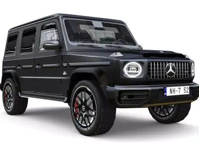 Mercedes-Benz AMG 63G 2020 Low-poly 3D model