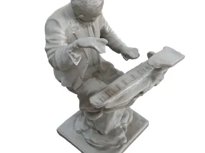 pianist man statues Free 3D model