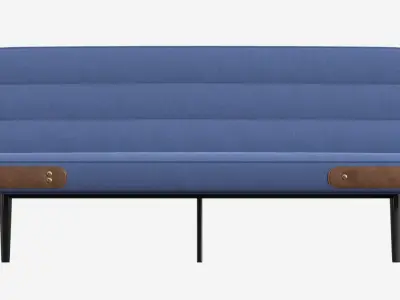 Sofa bed Simple 3D model