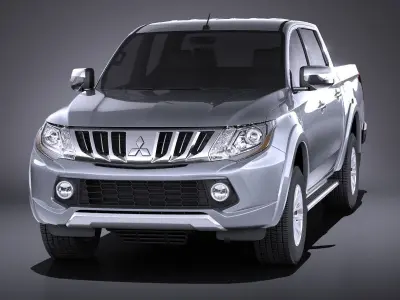 Mitsubishi L200 2017 VRAY 3D model