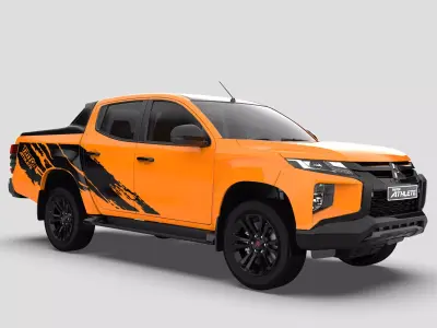 2021 Mitsubishi Triton l200 athlete edition  3D model