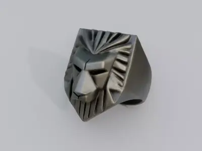 Leo Ring A01 Low-poly 3D model