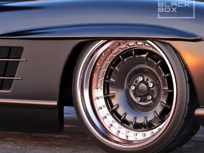 W1 WHEEL SET FRONT AND REAR WITH 2 OFFSETS 3D print model