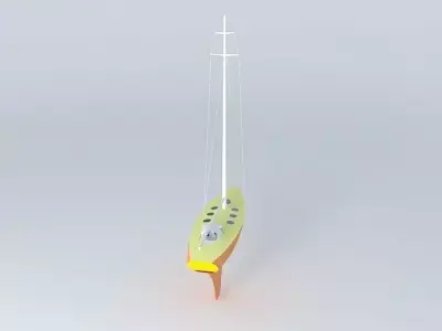 Coque Inn a Arzal Free 3D model