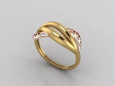 Women Plain Ring Ready STL 3DM Models Womens Rings 3D models 3D print model