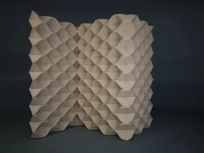 04 PARAMETIC PATTERN Low-poly 3D model