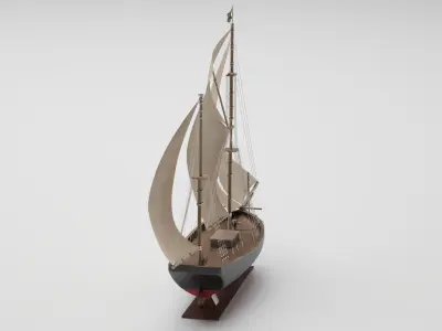Decorative Ship 3D model