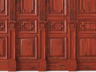 Wooden panel 03 04 3D model