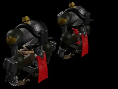 Nundams and repenting Engines 3D print model