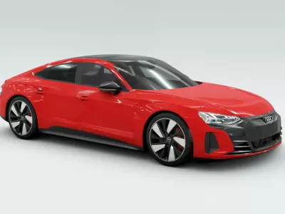 Audi e-tron GT quattro 2022 3D model