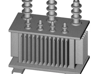Electrical Transformer 3D print model