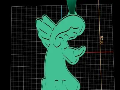 faire prying pendant 3d printable model 3D print model