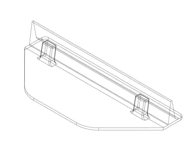 Stand support Generic for Hotwheels car blister 3D print model