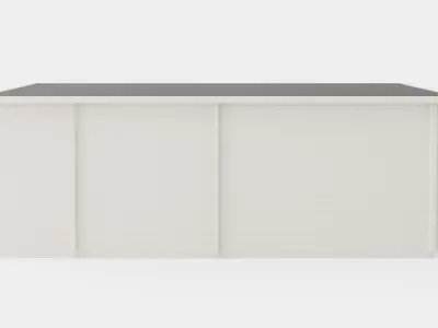 Sauna Grey Low-poly 3D model