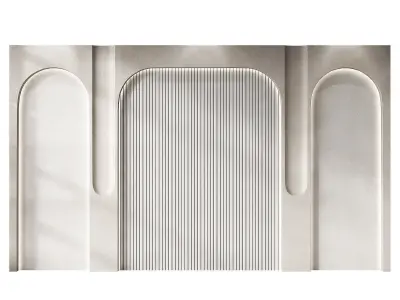 Decorative Wall Composition Arches 3D model