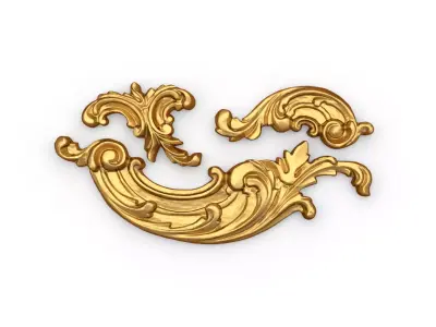 Classic decor ornament 12  3D print model
