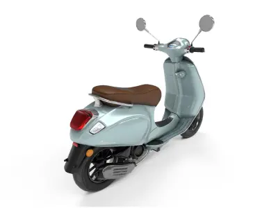 Vespa Low-poly 3D model