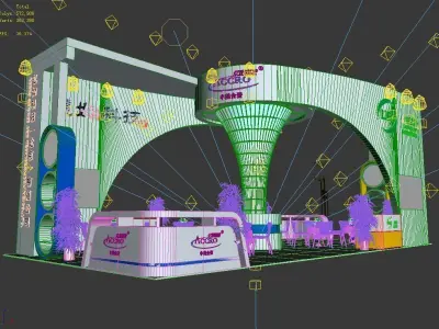 Exhibition - Area - 12X6-3DMAX2009-04 3D model
