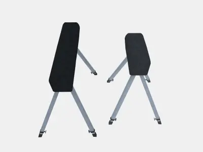 Free PBR Gym Horse Free low-poly 3D model