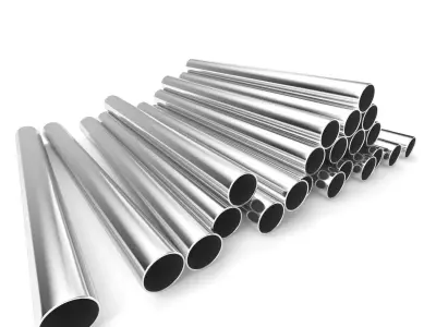 Steel Pipes 3D model