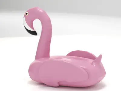 Flamingo  Float Baloon Free 3D model