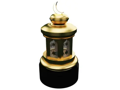 F9 Ramadan lantern fanous 3D model