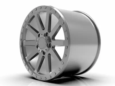 BLACK RHINO MINT GLOSS GRAPHITE WHEEL 3D print model