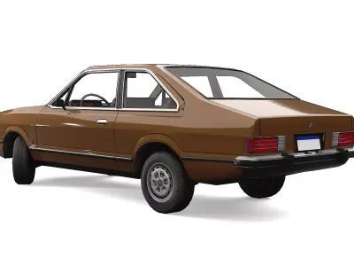 Car F Corcel 1980 Low-poly 3D model