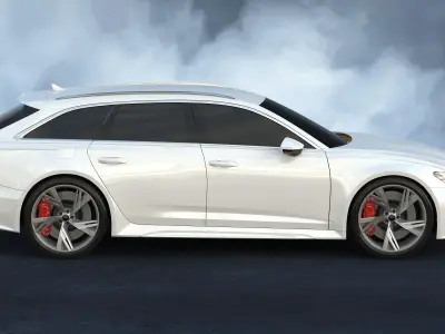 2020 Audi RS6 Avant 3D model