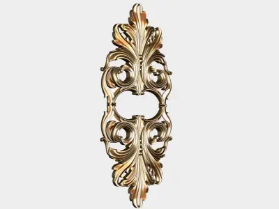 Carved decor for cnc 61 3D model