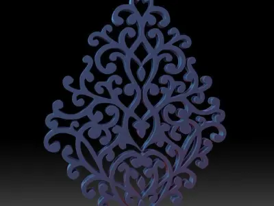 Ornaments Motif Base Mesh Vol 2 3D model