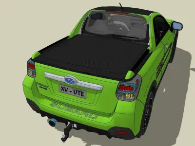 Subaru XV-Ute 2013 Low-poly 3D model