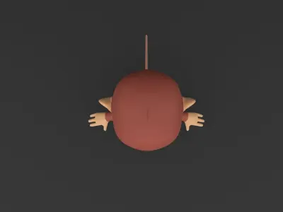 Monkey  Cartoon    3D Model 3D model