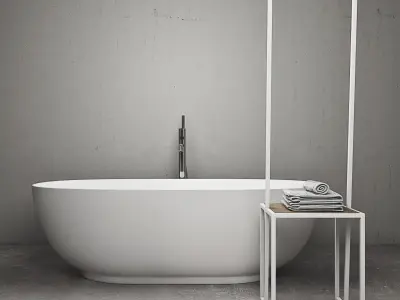 Bathroom furniture collection 3  3D model