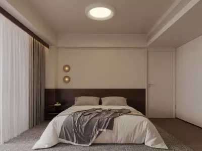   Bedroom interior 08 3D model