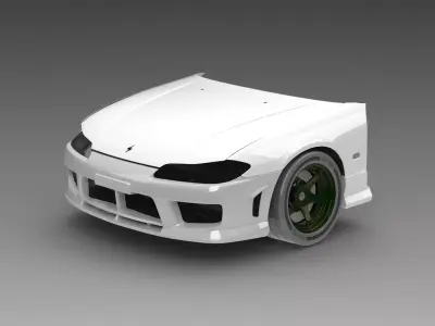 S15 Spec R Front Assembly Exterior Surfaces - 3D Laser-Scanned 3D model