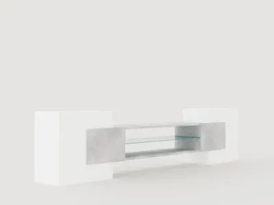 Incastro TV Bench 258 Cm Low-poly 3D model