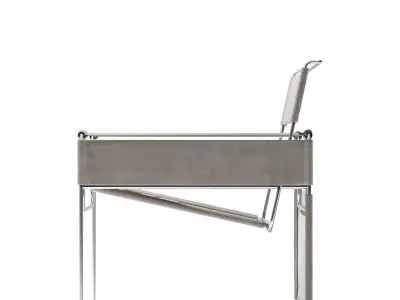 THINCHAIR concrete and glass bench 3D model