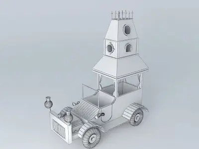 cupe mal assombrado (The Gruesome Twosome in the Creepy Coupe ) Free 3D model