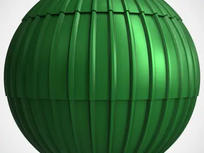 Roof Tile Materials 31- By 3 color Pbr By Sbsar 4k Texture