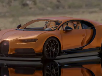 TOPG Bugatti Edition - Photorealistic Low-poly 3D model