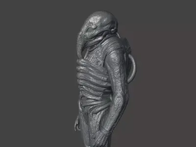 PROMETHEUS ENGINEER - COVENANT SPACE JOCKEY Aliens Fireteam STL 3D print model