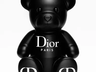 Dior Bear toy 3D print model