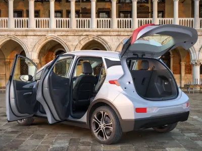 Electric Family Vehicle 2018 Generic Rigged 3D model