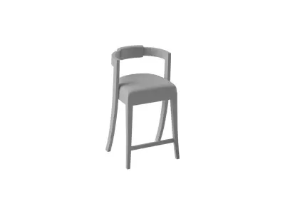 Asher Barstool 3D model
